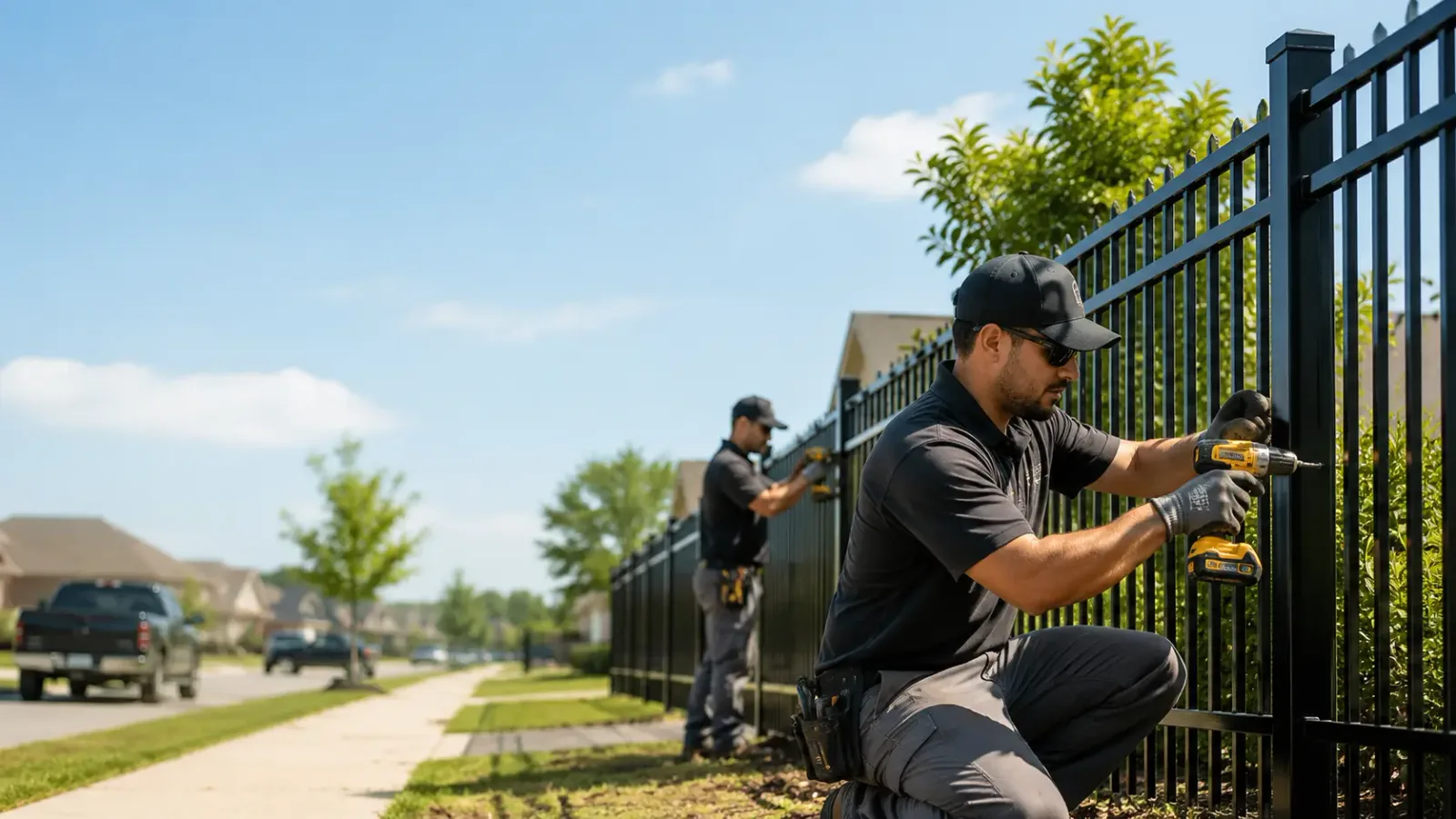 Metal Fence Installation in Mentcle, PA